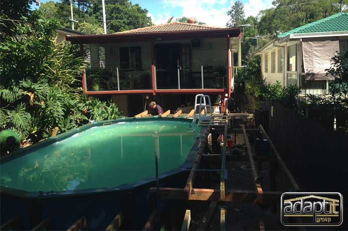 Outdoor Timber Pool Deck Pre Build
