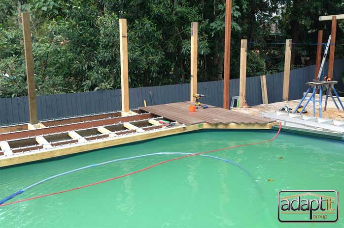 Outdoor Timber Pool Deck Pre Build