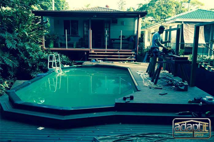 Outdoor Timber Pool Deck Pre Build