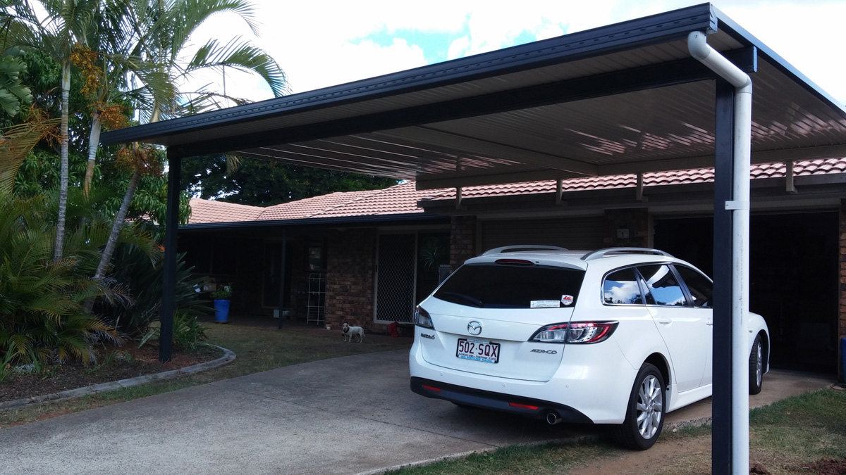 Raised Roof Carport Brisbane