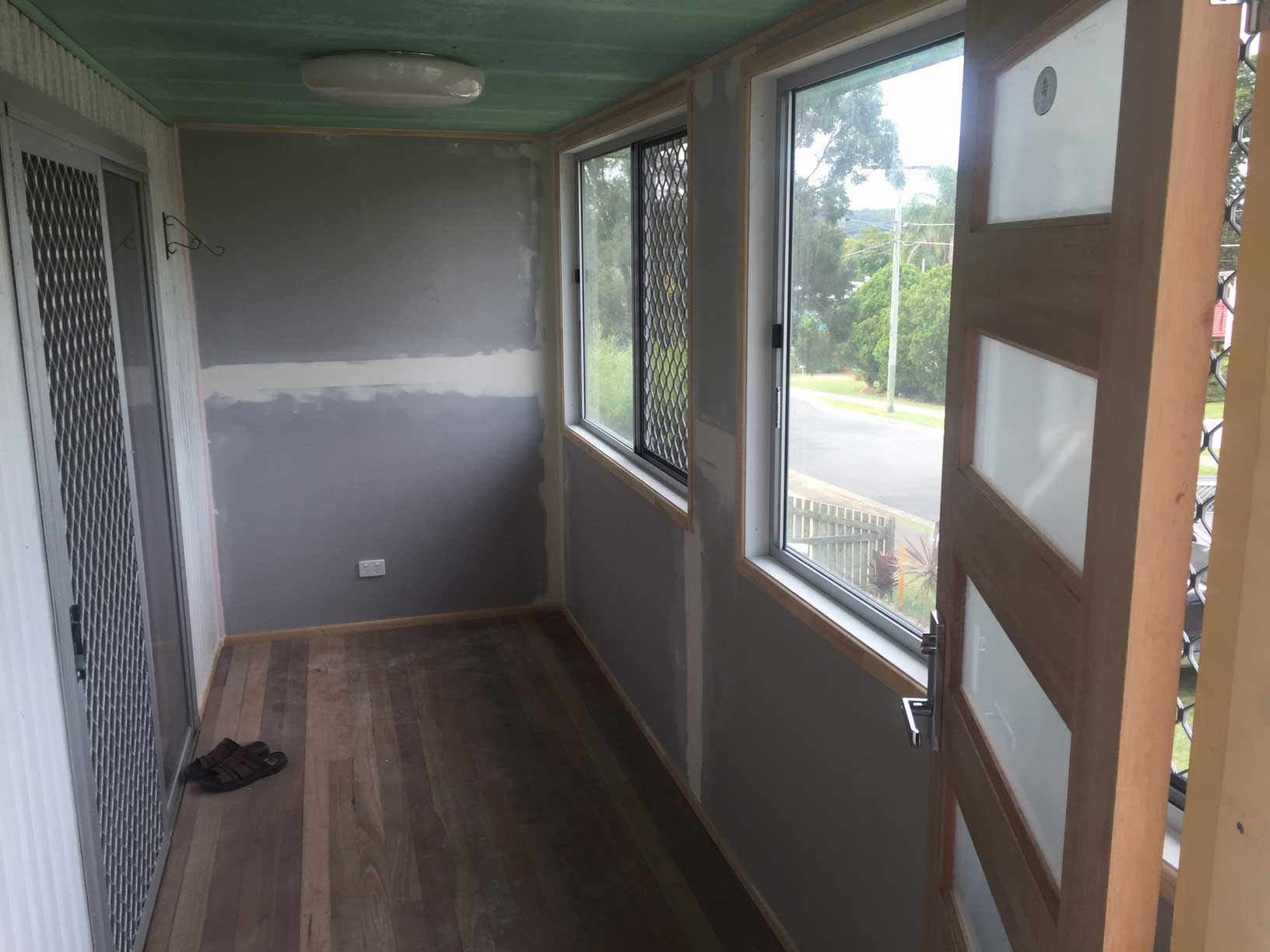 new verandah give more space