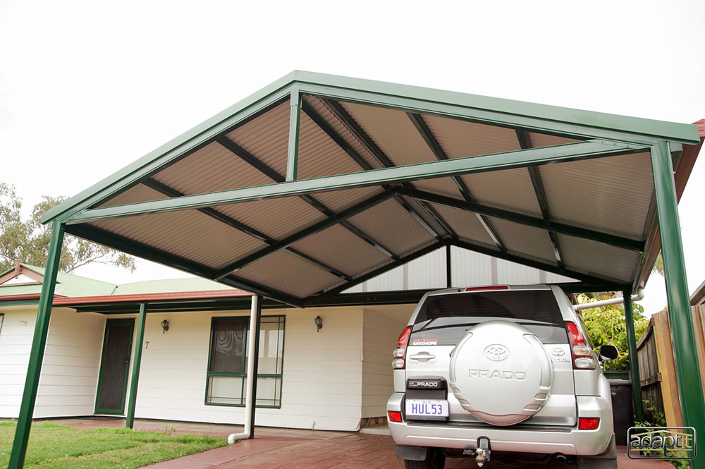 Small Hip Roof Carport Brisbane