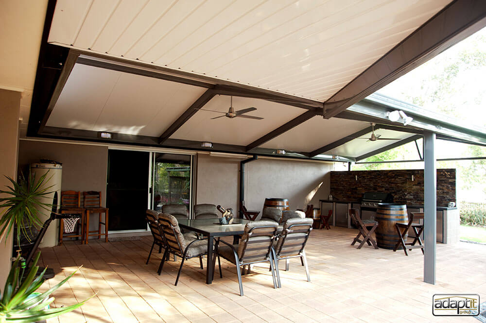 Combined Gable & Flat Patio Outback Deck Brisbane