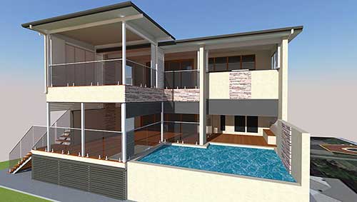 3D Design for Outdoor Living Area